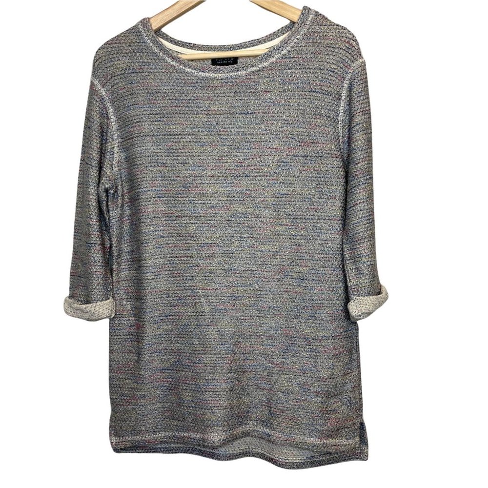 Topshop Multicolor Sweater Top Size 6